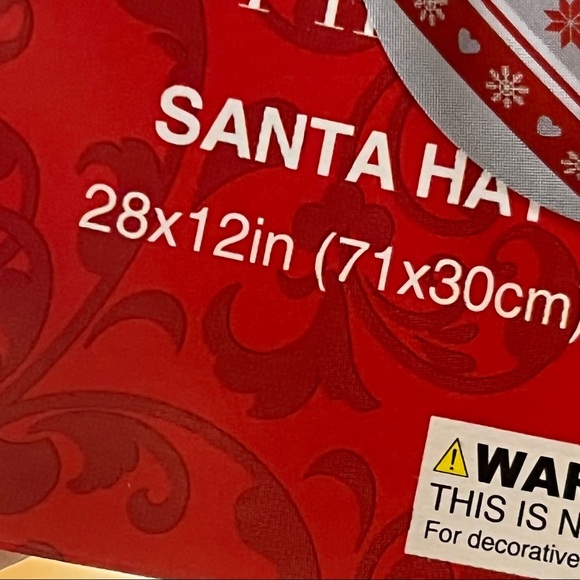 🎁 Extra Long Felt Striped Elf Santa Hat • Holiday Party Hats Christmas Hats - Picture 4 of 4